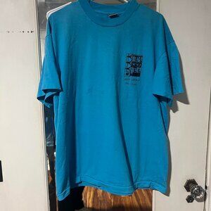 Vintage blue Summer Rec Team Tee SINGLE STITCH